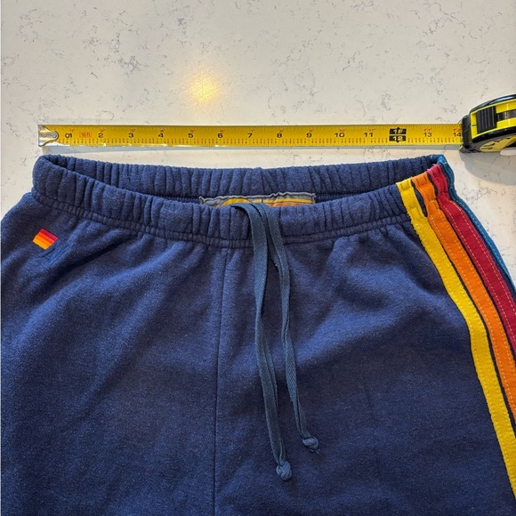 Aviator Nation Women’s 5 Stripe Sweatpants Joggers in Navy size Large - Picture 9 of 10